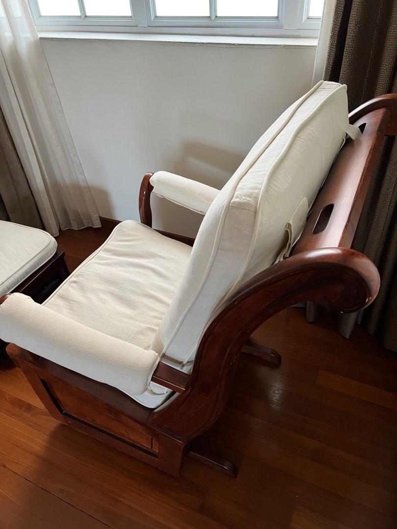 Pottery barn nursing rocking chair, Furniture & Home Living, Furniture