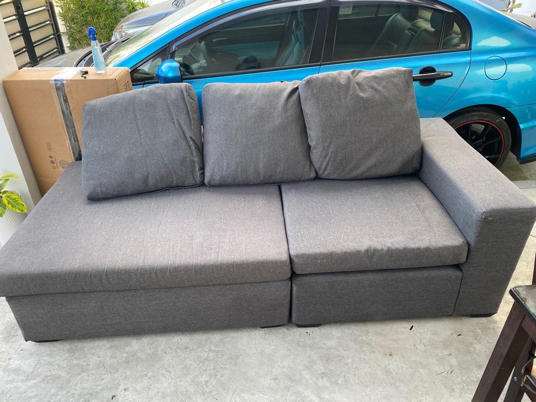 Preloved Sectional Sofa Detachable Foam, Furniture & Home Living