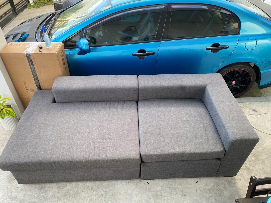 Preloved Sectional Sofa Detachable Foam, Furniture & Home Living