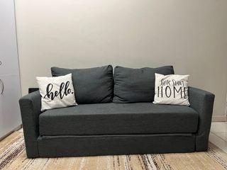 Preloved Sofa Bed Dark Grey 160x80