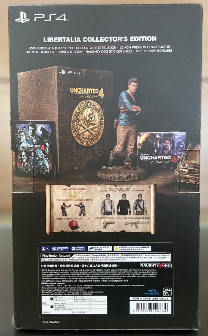 PS4 UNCHARTED 4 A THIEF S END LIBERTALIA COLLECTORS EDITION