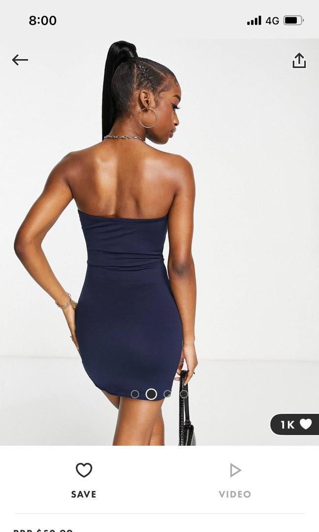 Double slit short dress discount