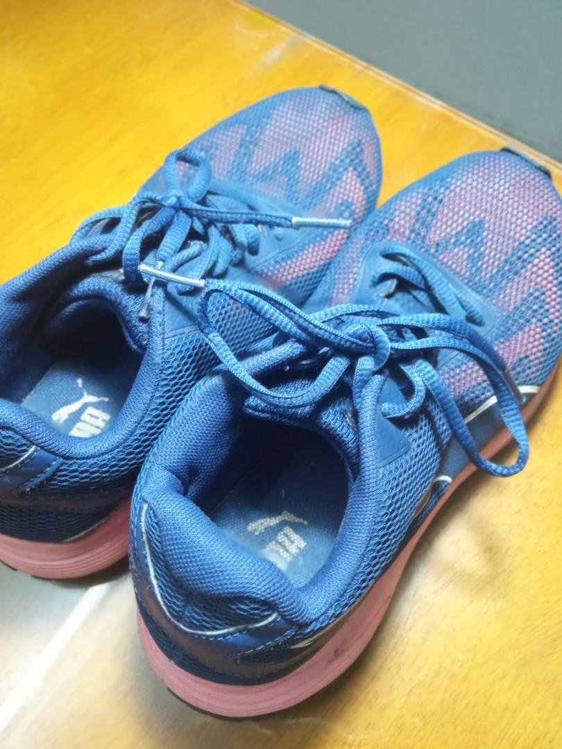 Puma blue pink shoes on sale