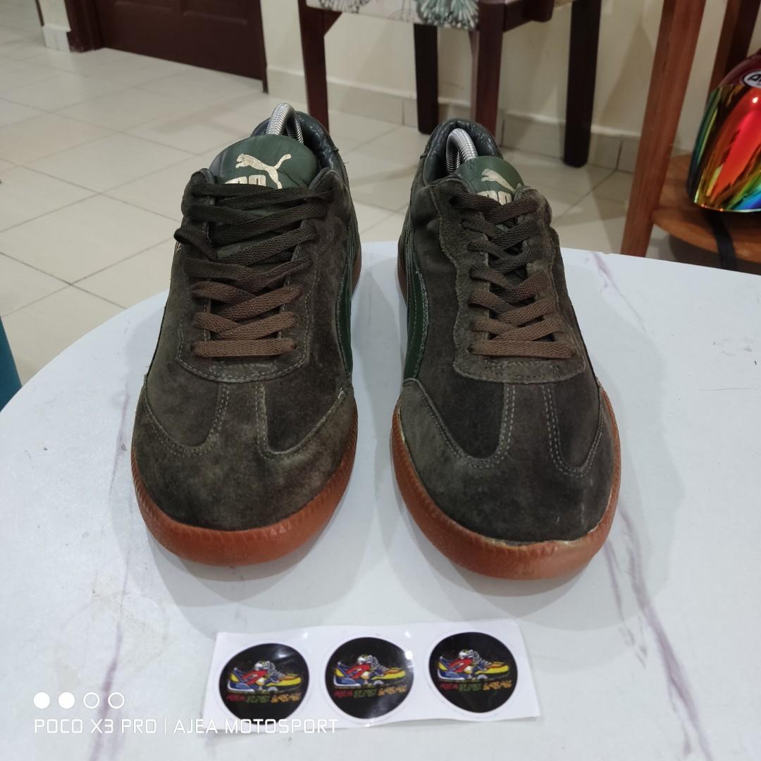 Puma liga suede chocolate brown sales