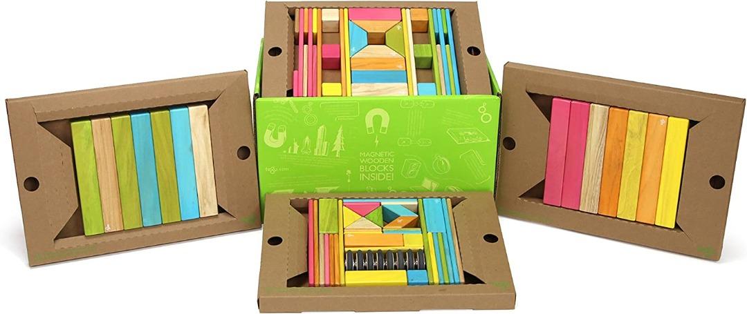 READY STOCK Tegu K 12 001 SJG Classroom Magnetic Wooden Block Set