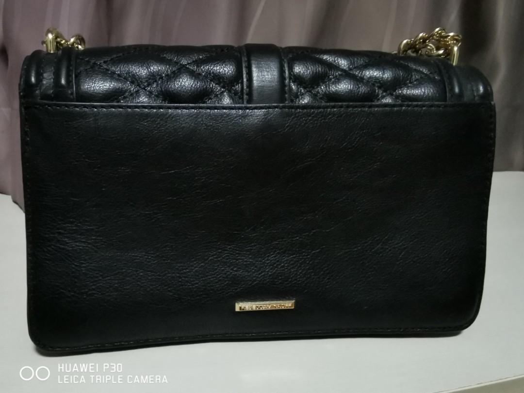 Rebecca minkoff black love crossbody hot sale