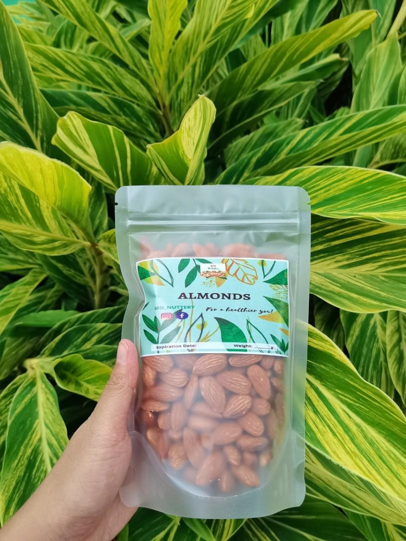 Roasted Whole Almonds (Category: Health Food, Drinks & Tonics) located in Cebu City. Submitted by dnuttery_cebu (Listing ID 1189844600, Image 1). Description: Roasted Whole Almonds available in 100g and 250g.