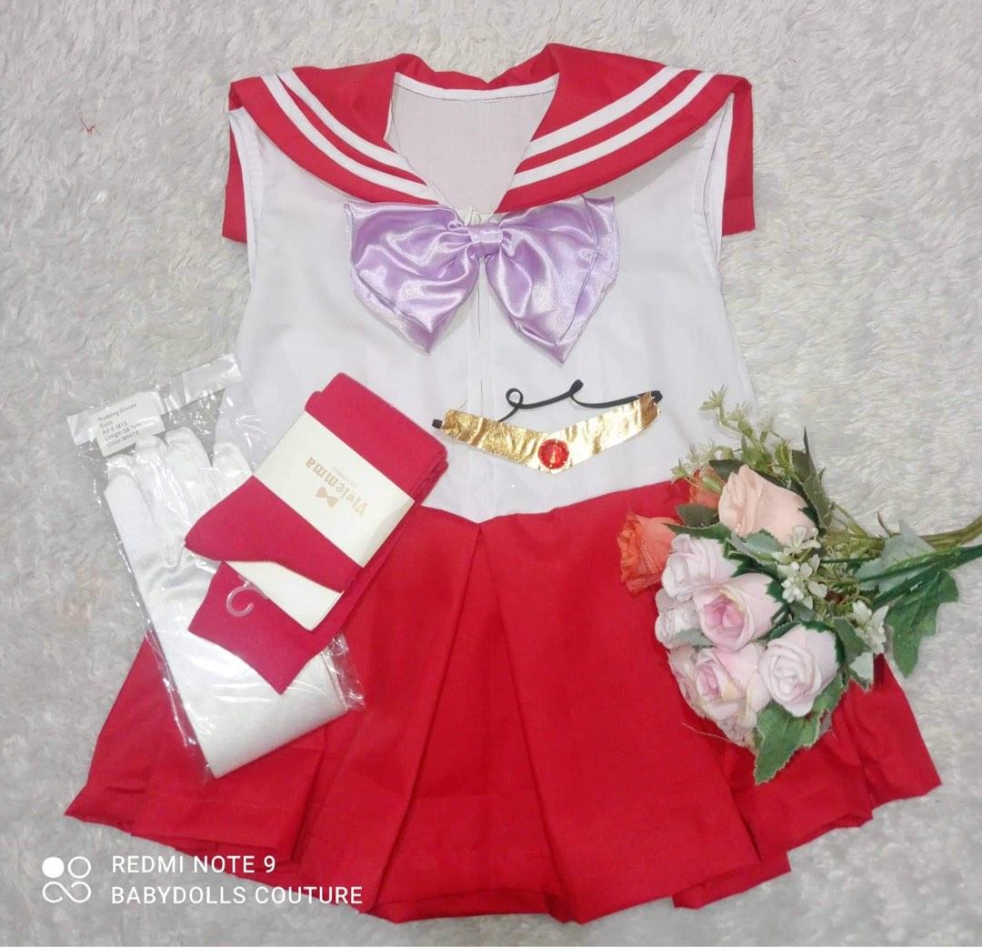 Sailormoon Mars Costume, Babies & Kids, Babies & Kids Fashion on Carousell
