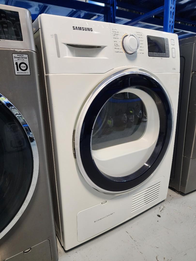 SAMSUNG DV80H4200CW 8kg CONDENSER DRYER, TV & Home Appliances, Washing