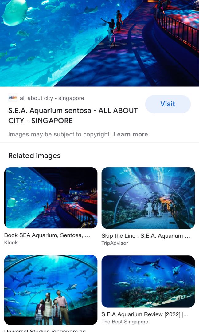 Sea Aquarium Ticket + 5 Meal Voucher, Tickets & Vouchers, Local