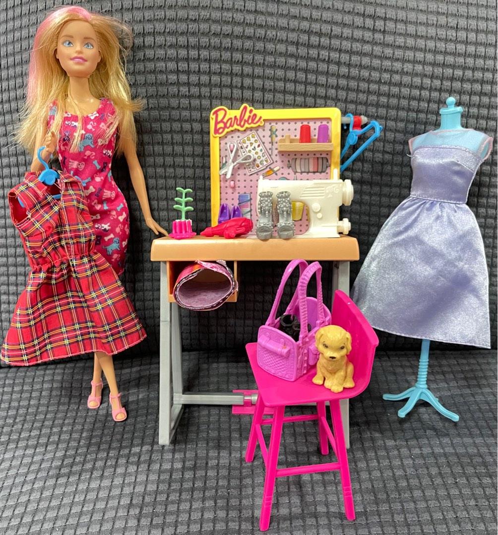Barbie career places shop fashion design studio