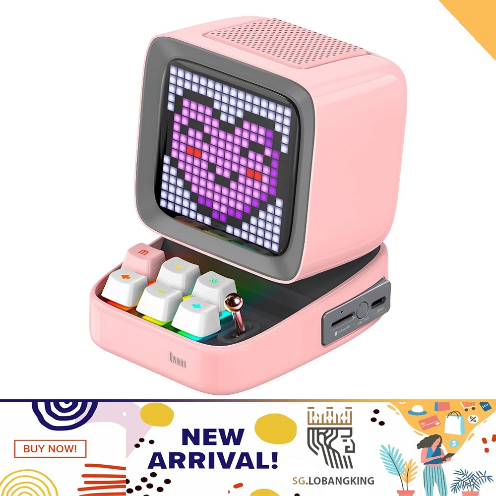 [sg stock] Divoom Ditoo Pixel Art Gaming Portable Bluetooth Speaker ...