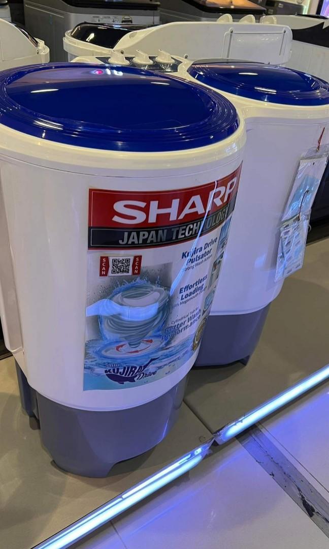 SHARP WASHING MACHINE /DRYER (SINGLE /TWIN TUB), TV & Home Appliances