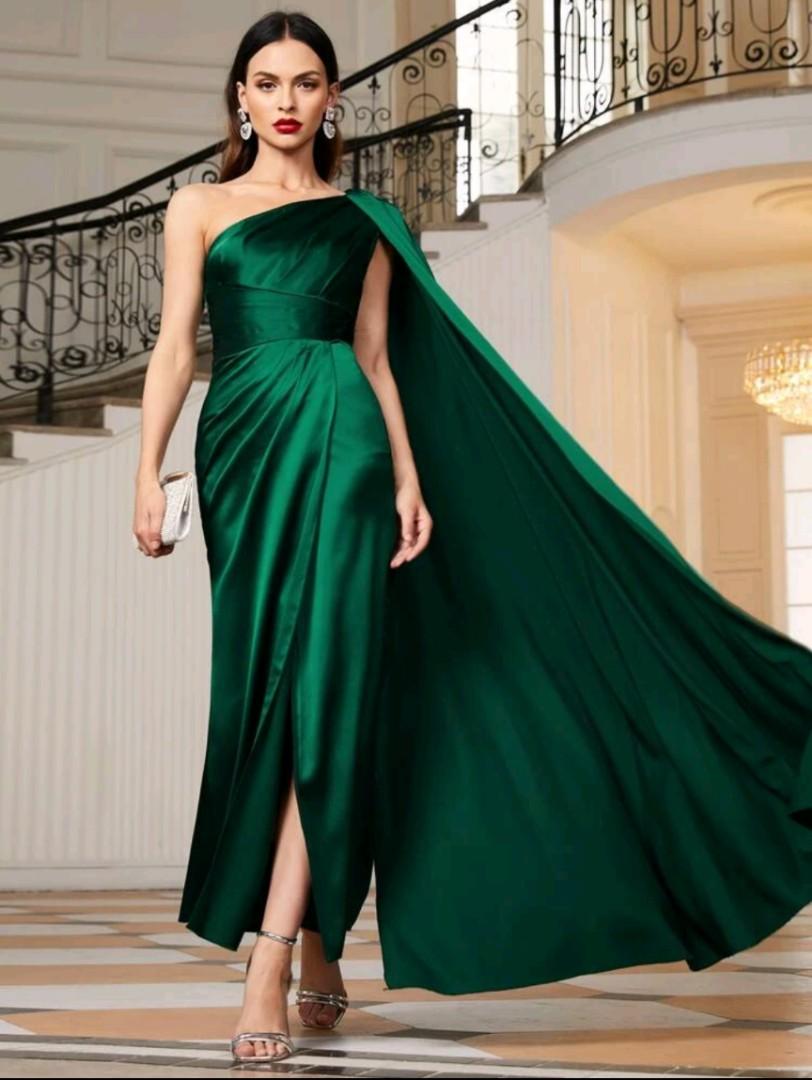 Shein emerald green dress top