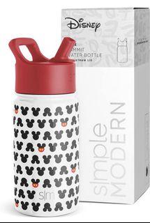 Simple Modern Disney Minnie Mouse Kids Water Bottle with Straw Lid | Insulated Stainless Steel Cup for Girls, School | Summit | 18oz
