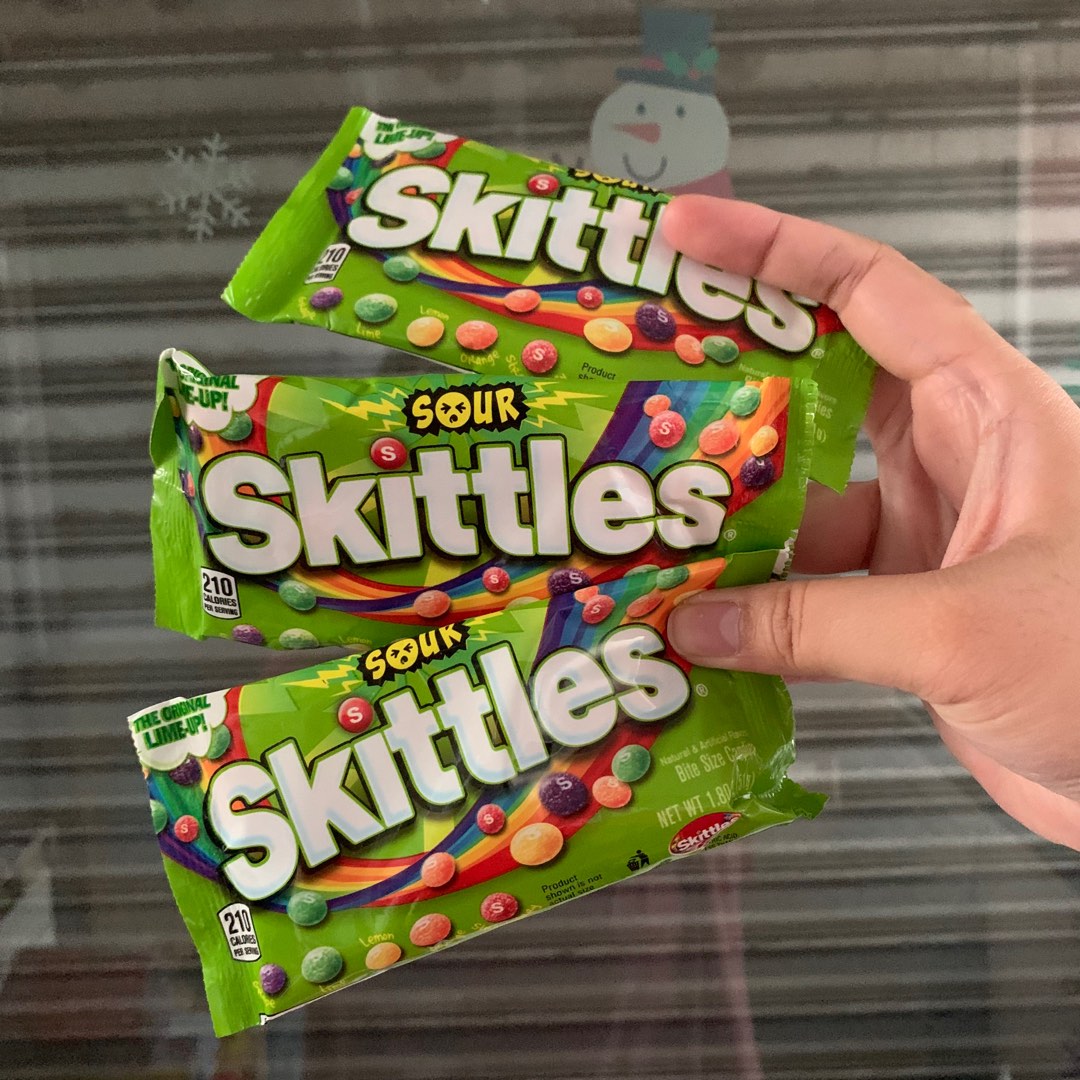 Skittles Sour, Food & Drinks, Packaged & Instant Food on Carousell
