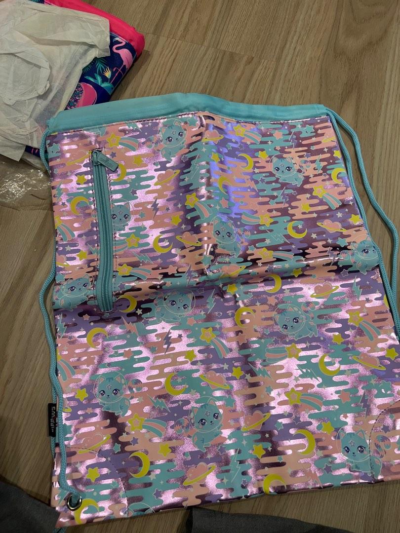 Smiggle drawstring cheap bag with pocket