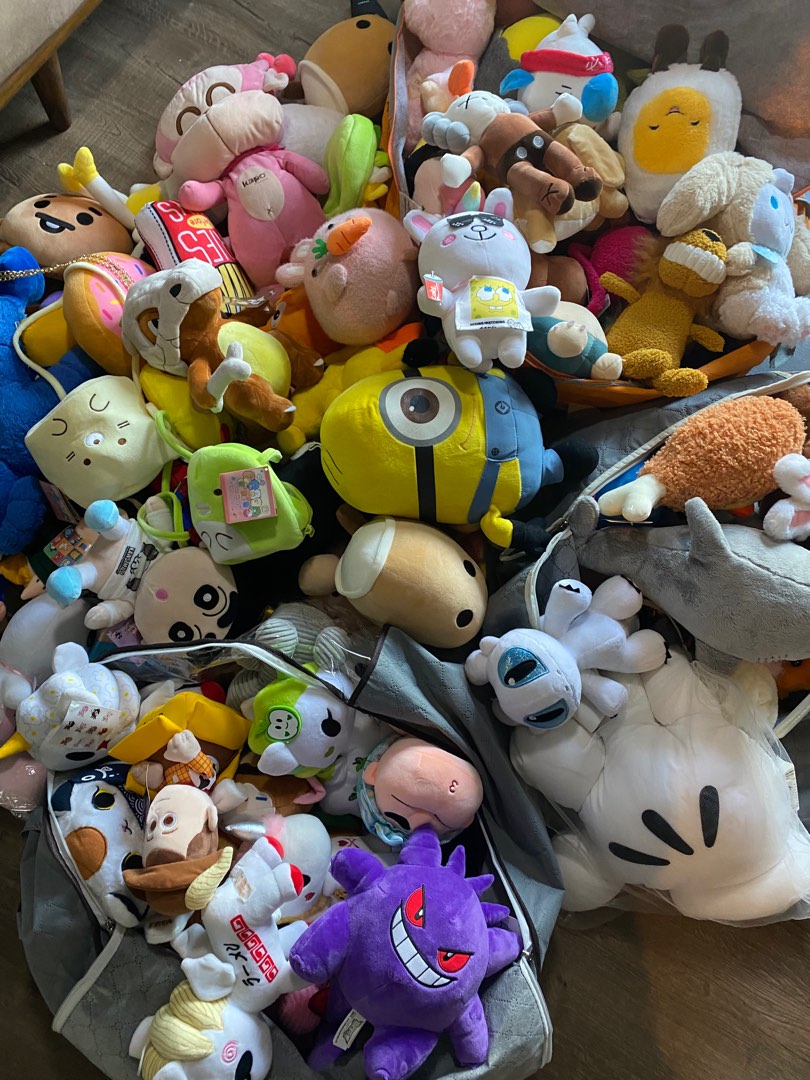 collecting plushies