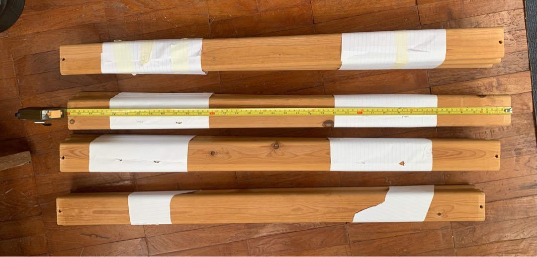 Solid wood strips Pine, Furniture & Home Living, Home Improvement & Organisation, Home