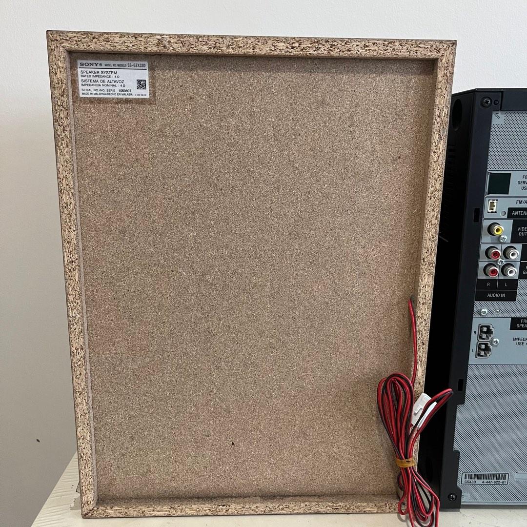 Sony 1200W Home Audio System MHCGZX330, Audio, Portable Music Players