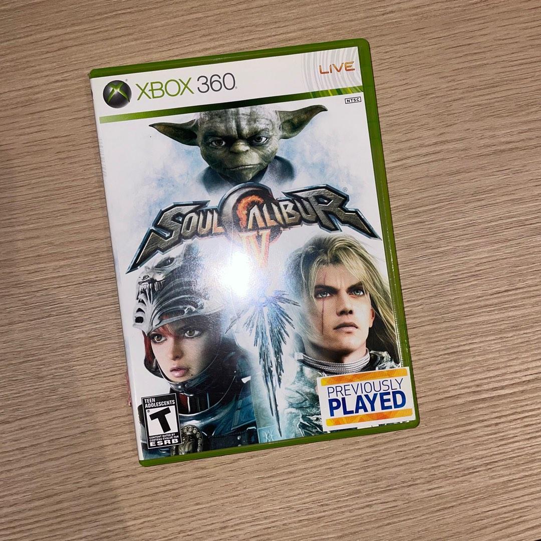 Soul Calibur IV (Soulcalibur 4) with Star Wars Characters (NTSC Region) for  Xbox 360 Game Games Console One, Video Gaming, Video Games, Xbox on  Carousell