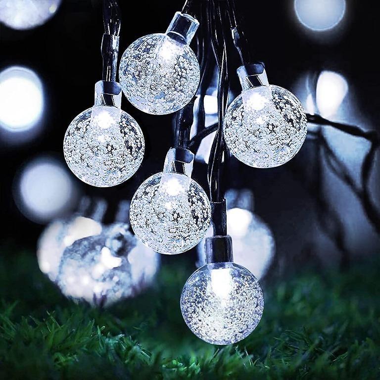 SPECIAL SALE Solar Garden Lights Outdoor 7M 24Ft 50 LED Solar String Lights Waterproof 8 Modes Globe Fairy Lights for Indoor Outdoor Patio Lawn