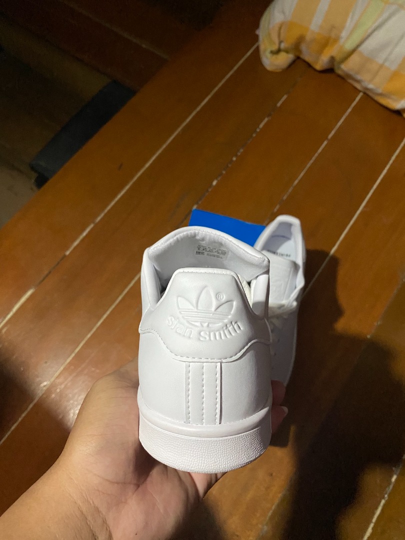 all white stan smith grade school