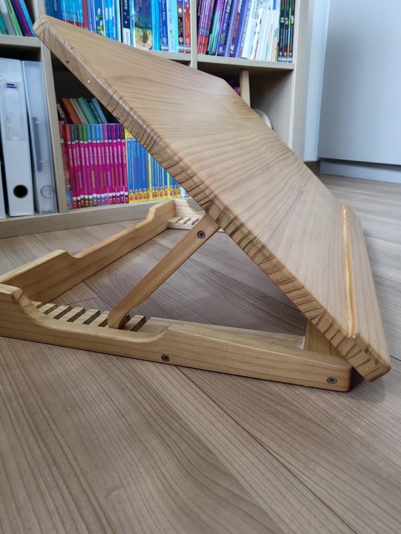 Study Stand Study Table Top Adjustable stand, Furniture & Home Living, Furniture ...