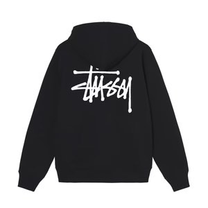 Stussy Basic Logo Hoodie, Men's Fashion, Coats, Jackets and Outerwear on  Carousell