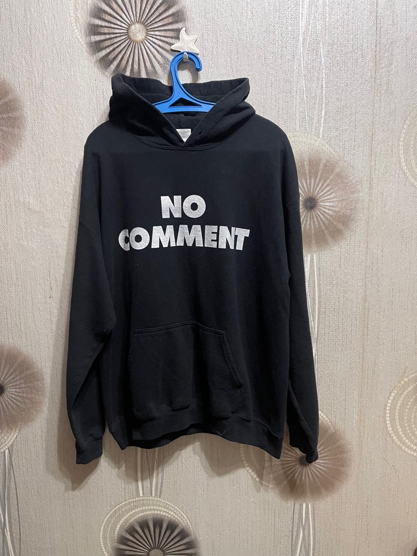 Sub Pop No Comment Hoodie Men s Fashion Coats Jackets and
