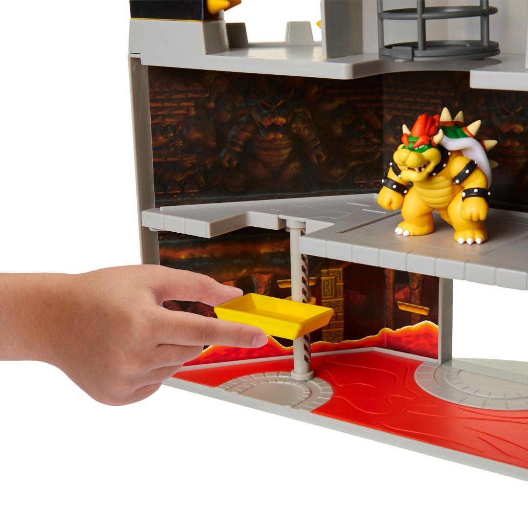 Deluxe bowser top castle playset