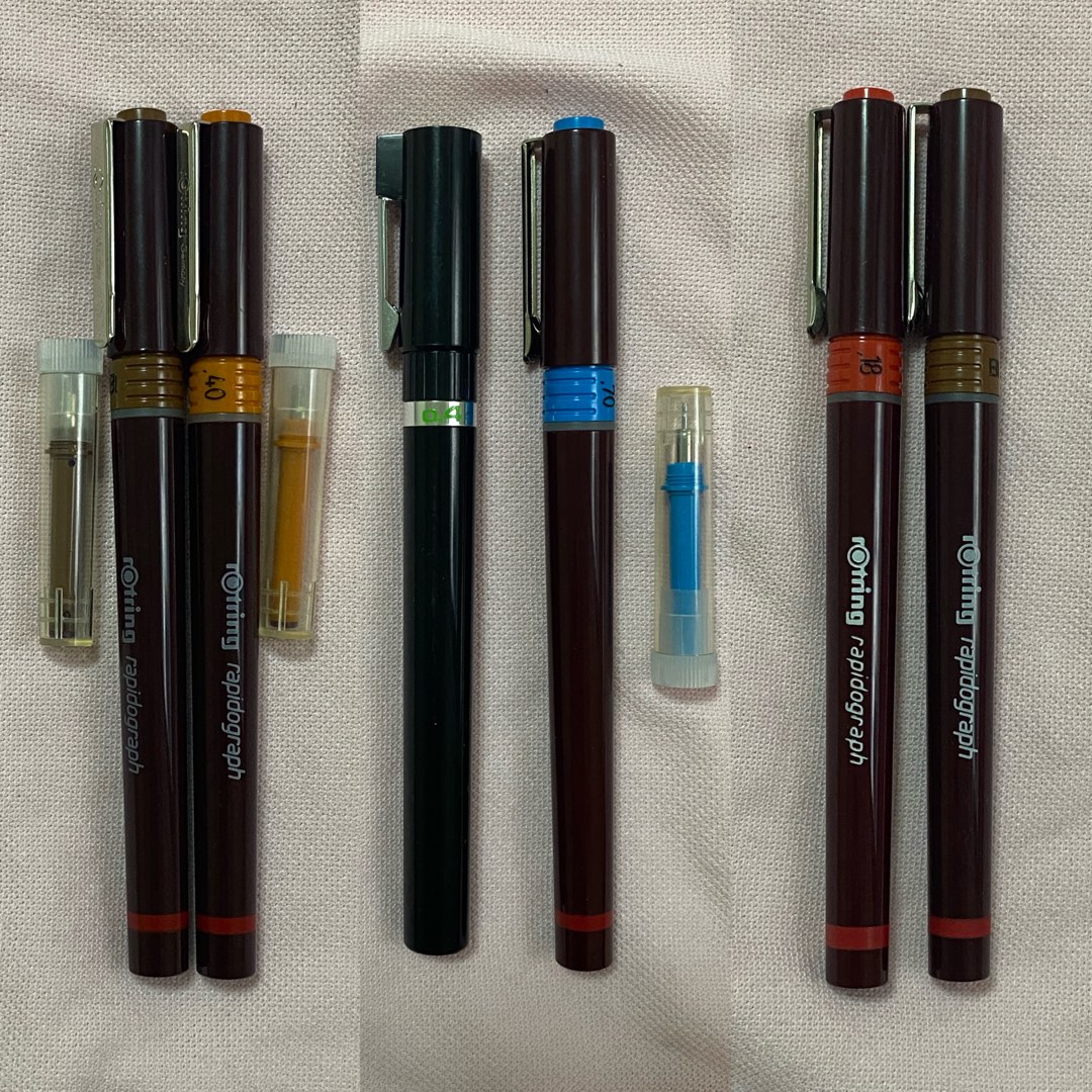 Techpen (Rotring, Staedtler, Uchida), Hobbies & Toys, Stationary