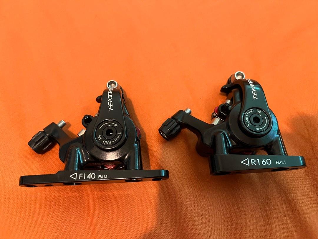 Tektro mechanical disc brake (flat mount), 運動產品, 單車及配件, 單車 Carousell