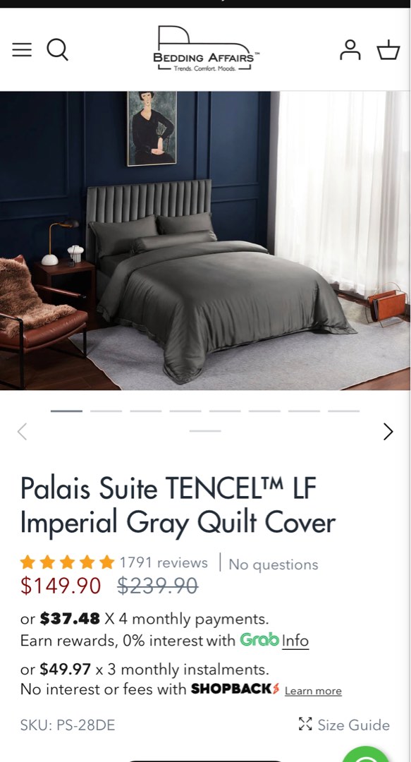 Tencel Quilt Cover, Furniture & Home Living, Bedding & Towels on Carousell