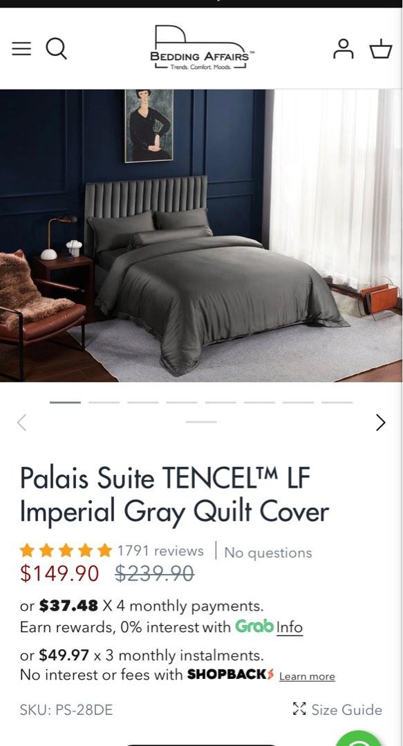 Tencel Quilt Cover, Furniture & Home Living, Bedding & Towels on Carousell