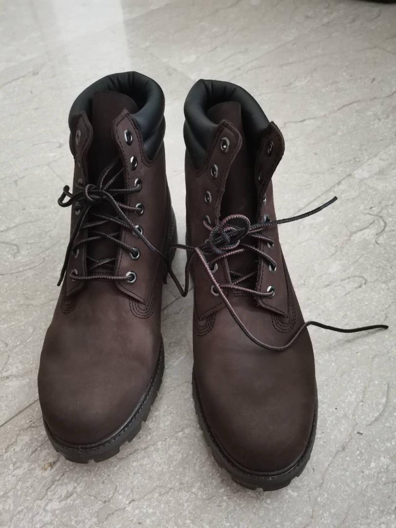 Chocolate timberland boots top
