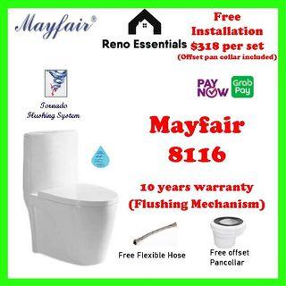 Toilet Bowl Mayfair 8116 with installation