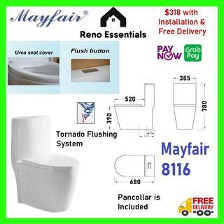 Toilet bowl with installation Mayfair
