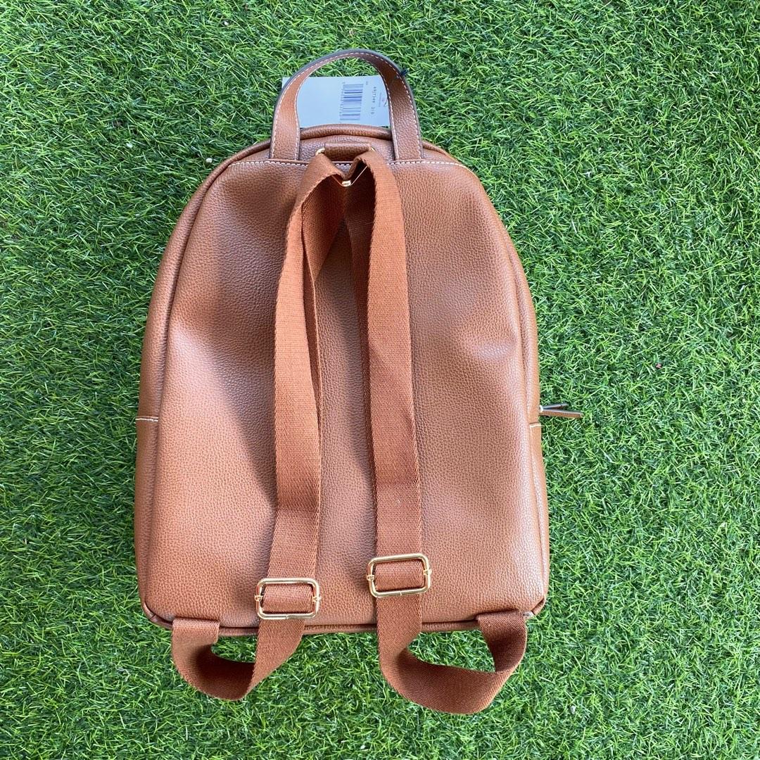 BNWT Tommy Hilfiger Brown Leather Backpack on Carousell