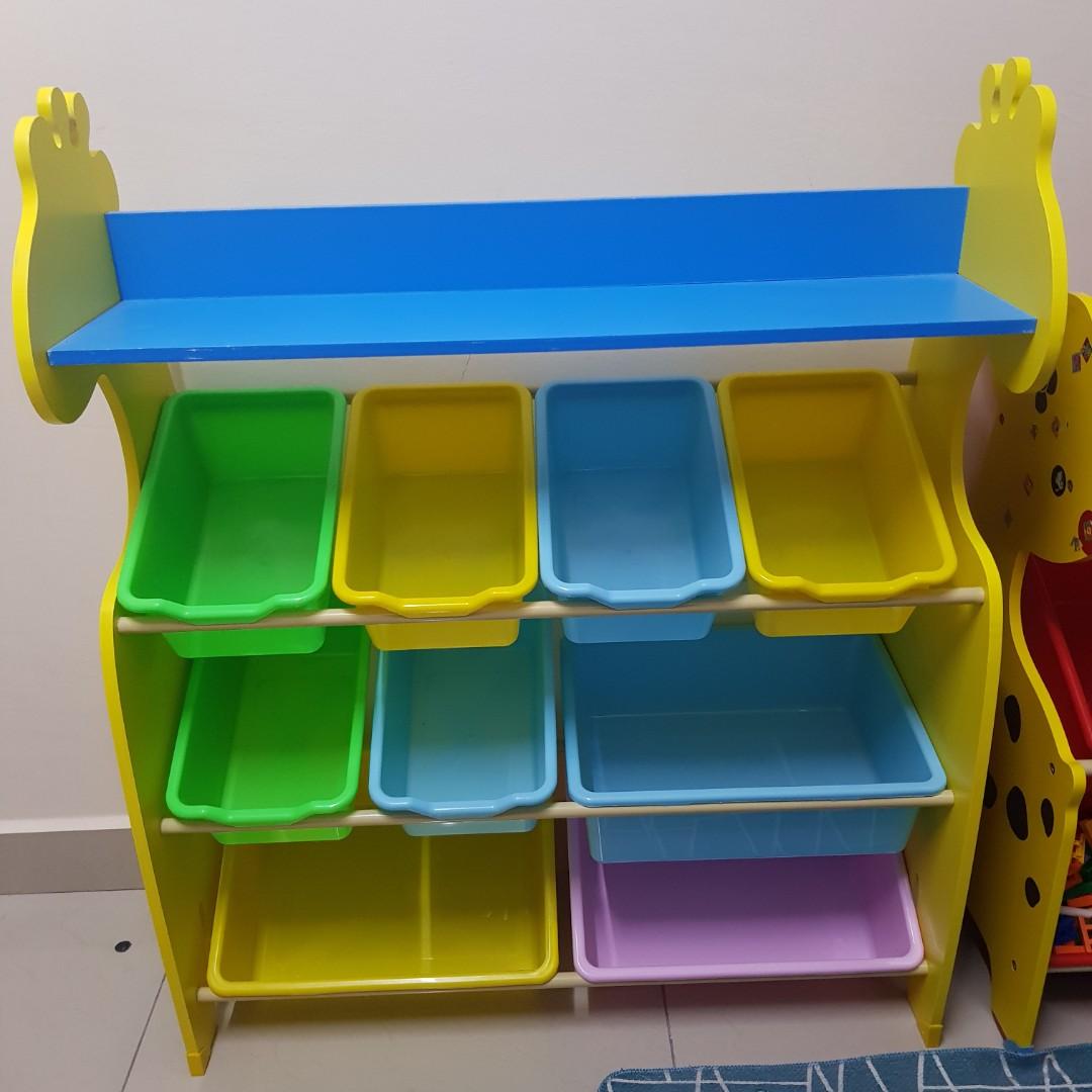 Toy rack 3 tier, Furniture & Home Living, Furniture, Shelves,