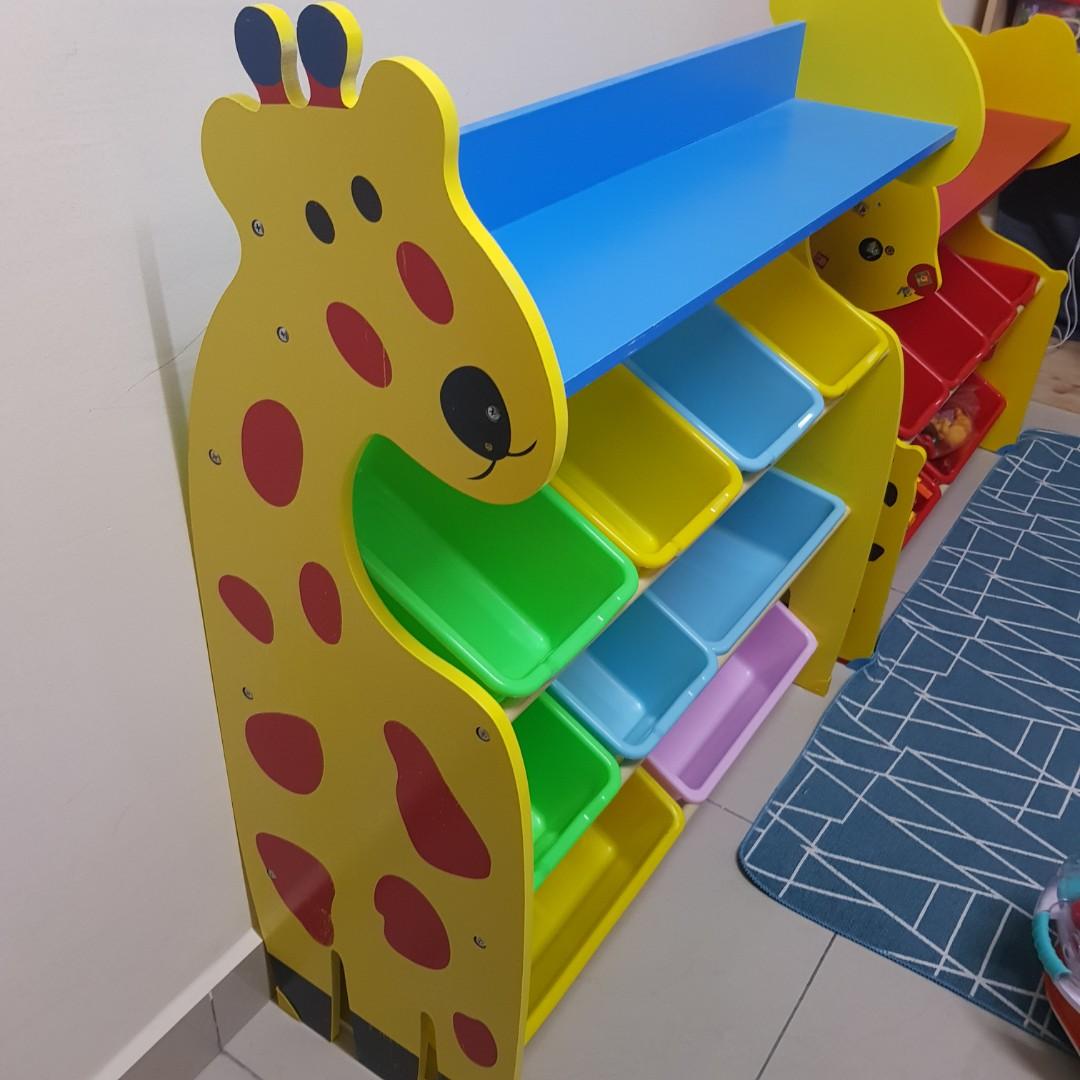 Toy rack 3 tier, Furniture & Home Living, Furniture, Shelves,