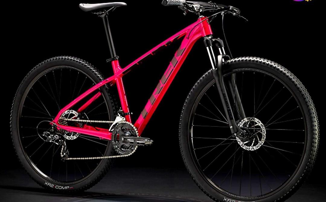 TREK MARLIN 4 2022 (Category: Bicycles) located in Quezon City. Submitted by wcfonlinestore (Listing ID 1189782105, Image 1). Description: SALE SALE SALE TREK MARLIN 4 2022 23,000 FREE ASSEMBLE -Size:Medium/Large 29er -Color: MATTE ANTHRACITE - FRAME: Alpha Silver Aluminum,Internal routing,chainstay disk brake mount rack and kikstand mount,135x5mm QR -FORK:Sr Suntour XCE 28,coil spring preload 100mm QR,100mm travel -HANDLE BAR: Bontrager 31.8mm -