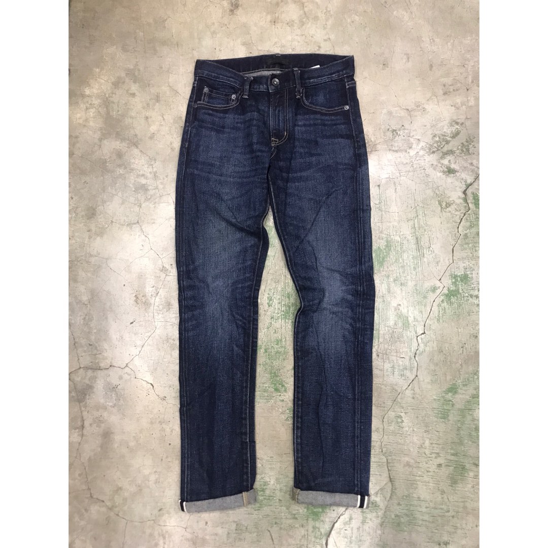 Uniqlo Japanese Fabric By Kaihara Selvedge Jeans, Men's Fashion