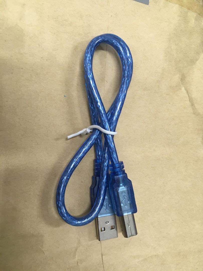 USB typeB cable, 電腦＆科技, 電腦周邊及配件, 電腦線、轉接線及轉換器 Carousell
