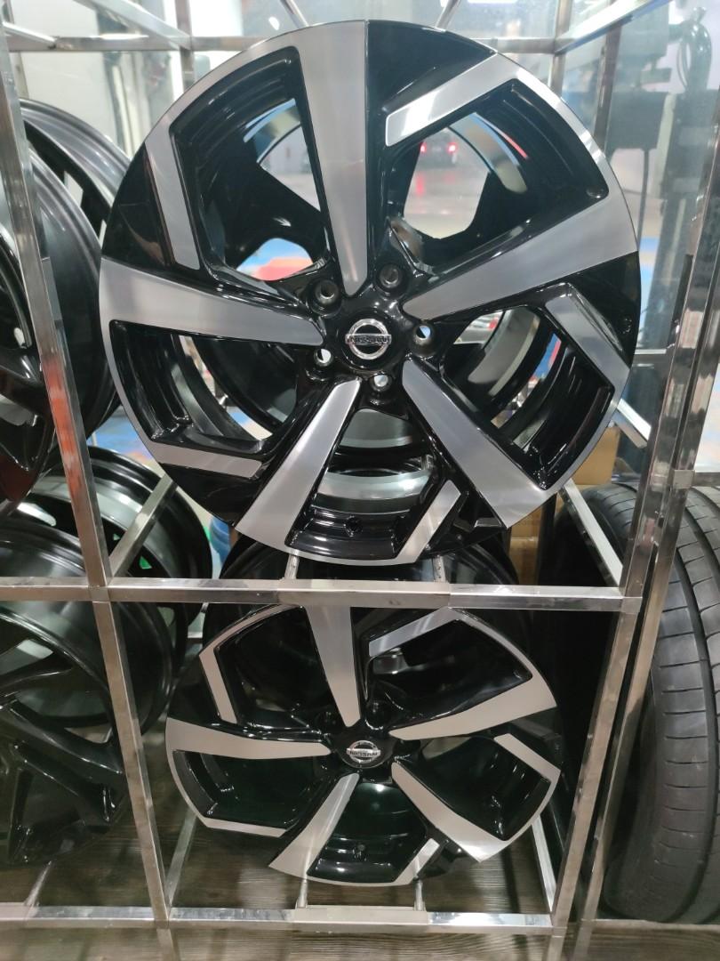 Used 19" Original Nissan Rims, Car Accessories, Tyres & Rims on Carousell