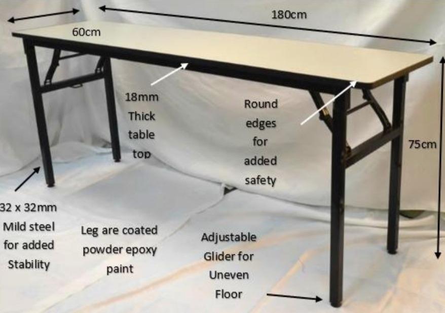 Used Banquet Table, Furniture & Home Living, Furniture, Tables & Sets