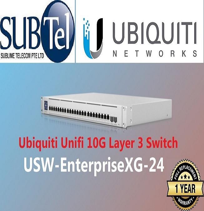 Ubiquiti UniFi USW-EnterpriseXG-24 24-Port 10GbE 2-Port 25G