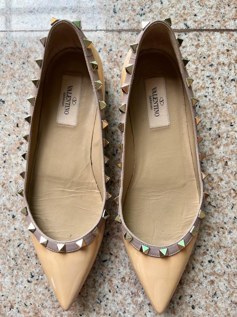 Valentino store flats beige