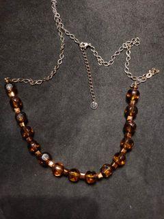 Vendome glass necklace 24.in