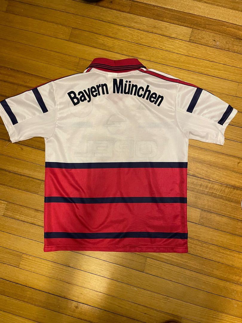 Maillot Vintage Bayern Munich Domicile 1998/99 - Adidas Enfant Taille 9-10 Ans